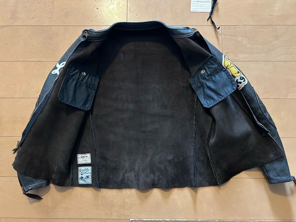 ラングリッツレザー langlitz leathers K9 レーシングシャツ ゴート 