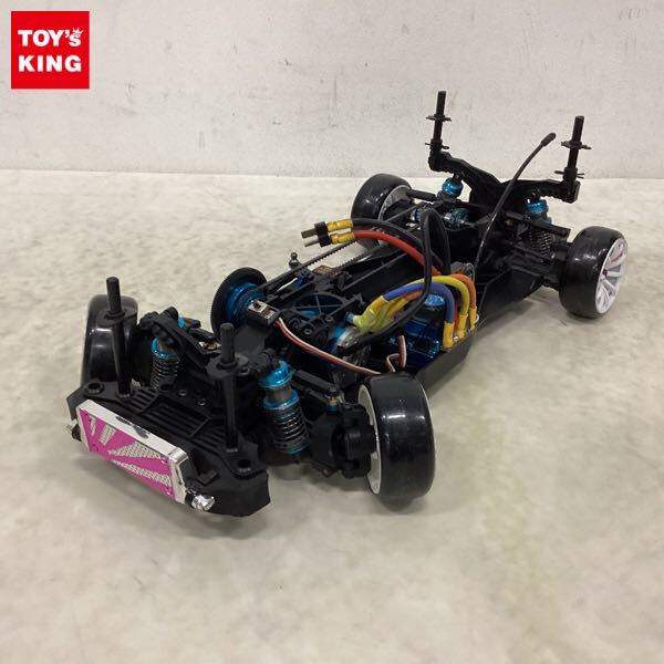1円〜 ジャンク 1/10 電動RC シャーシ タイヤ ボディ モーター 他
