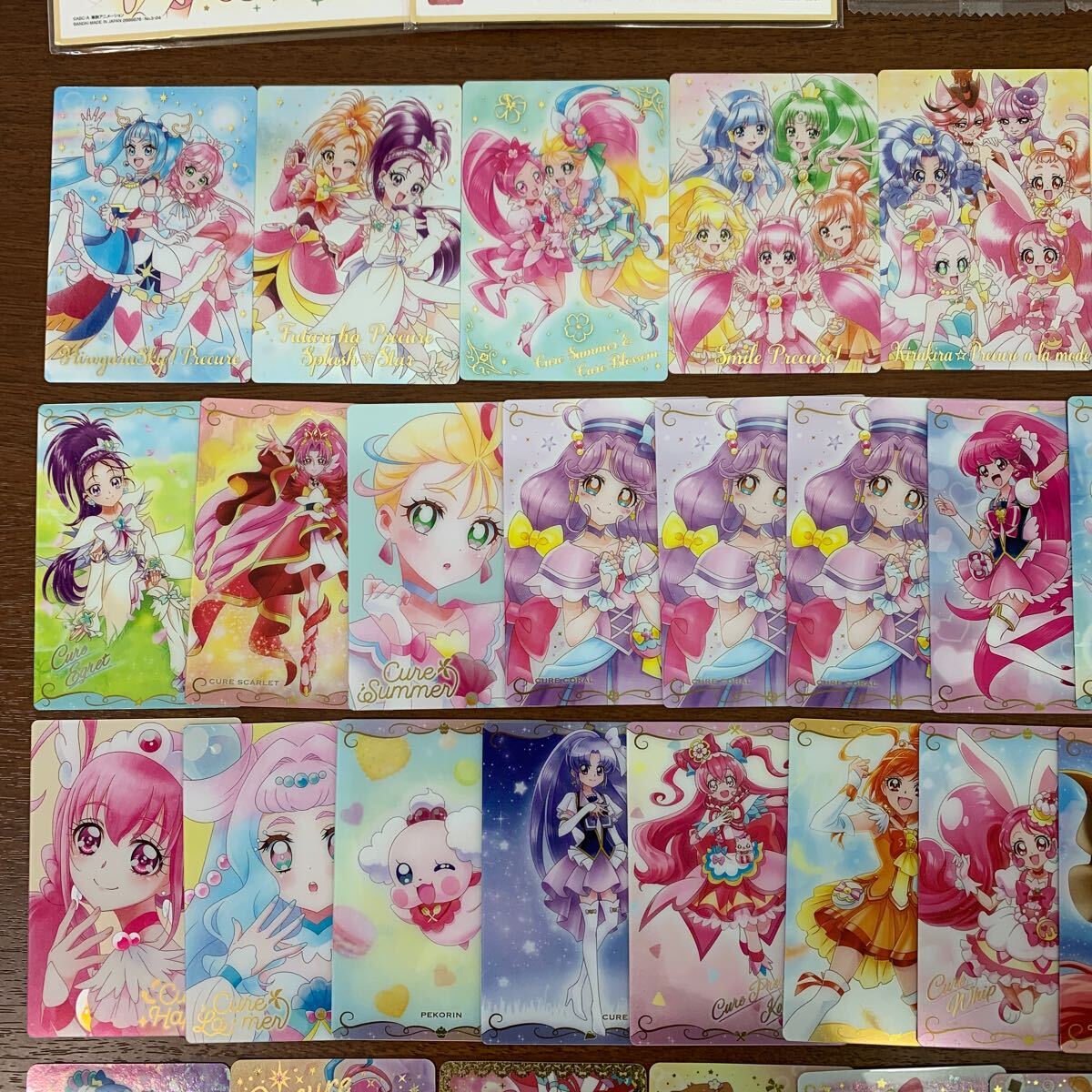 プリキュア カードグミ ウエハースカード 41枚｜Yahoo わんだふるぷりきゅあ！ | プリキュア シリーズ ウエハースカード カードグミ 色紙ART など 計120枚以上 グッズまとめ売り