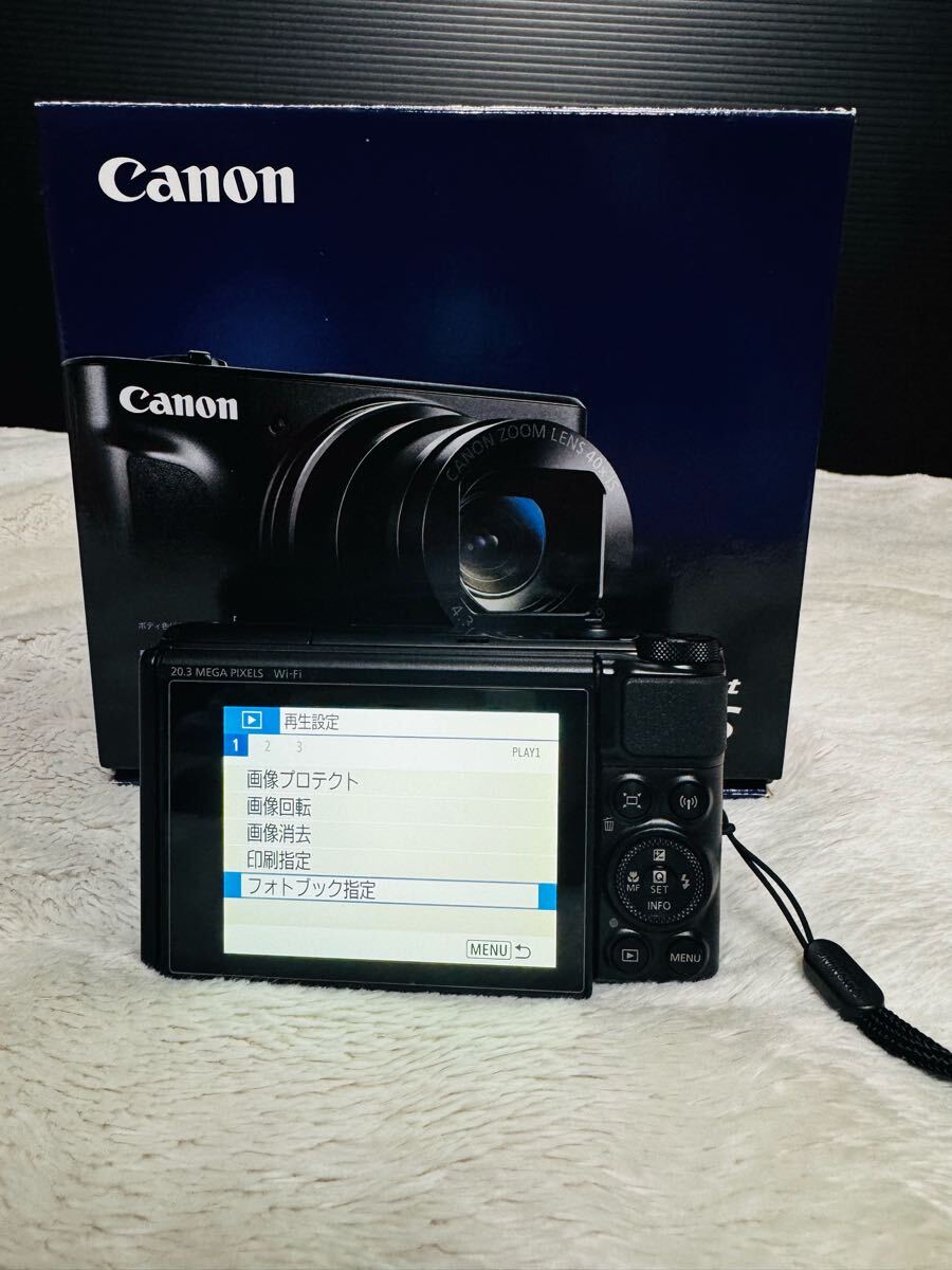 美品】キャノン パワーショット SX740 HS ブラック 黒 コンデジ CANON