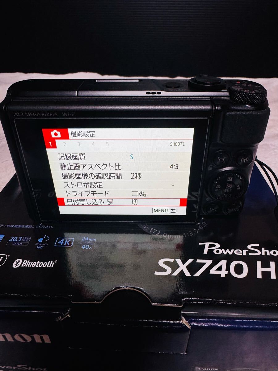 美品】Canon キャノン PowerShot SX740 HS デジタルカメラ 動作品