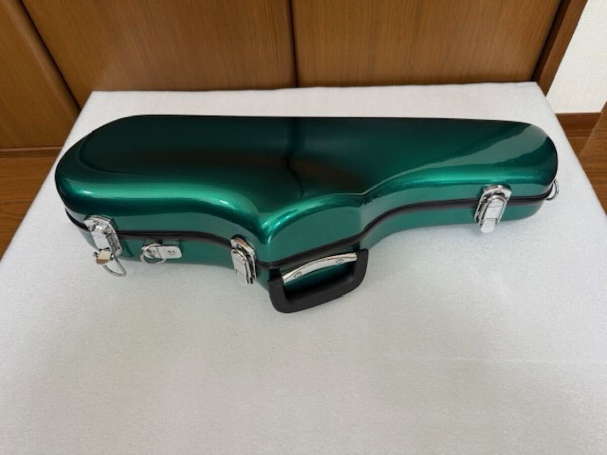 CC Shiny アルトサックス ハードケース 管楽器 グリーン ◎CCシャイニーのフライトケース◎アルトサックスその2 サックス