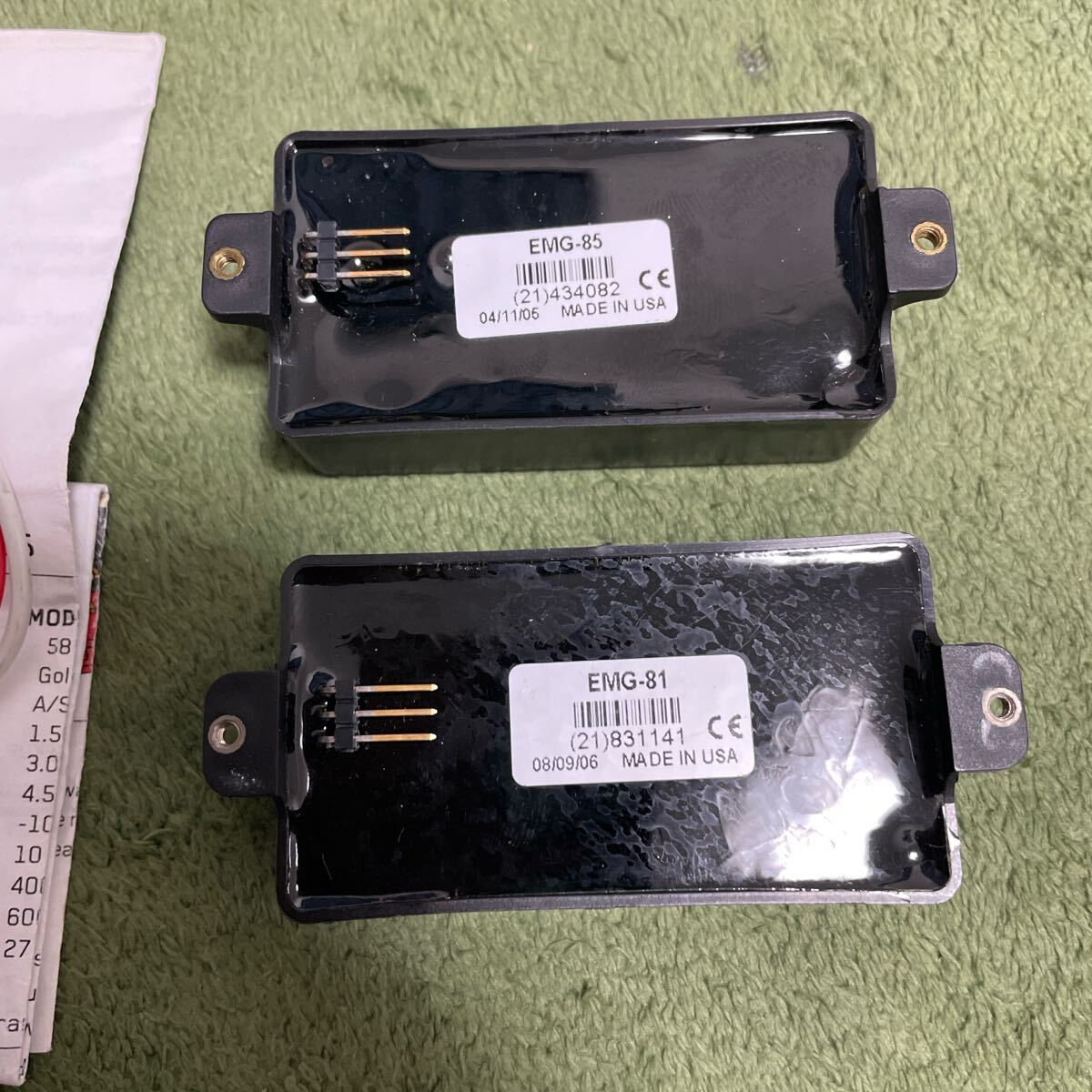 EMG emg 81 85 セット ピックアップ ギター 【公式通販】