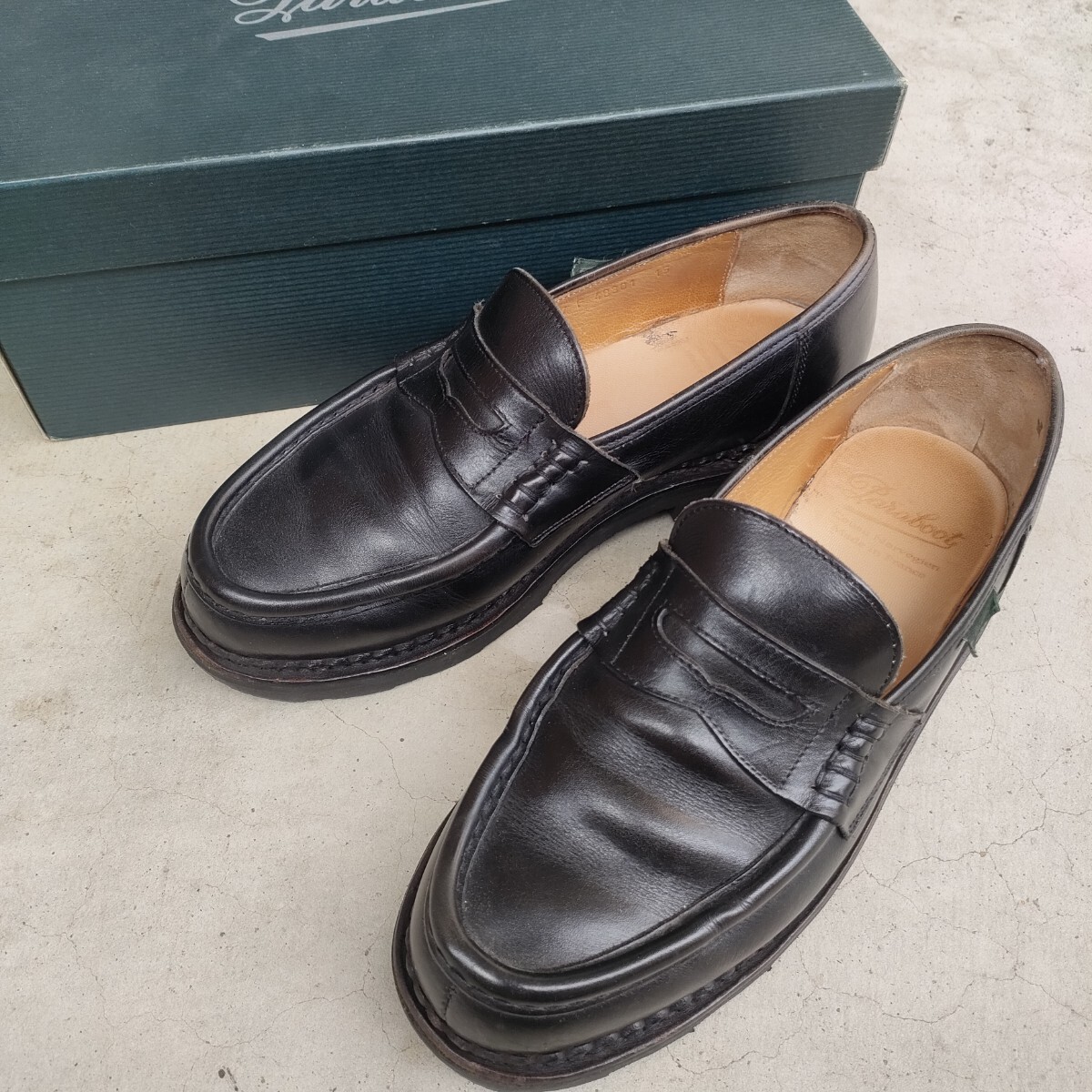 ランス REIMS カジュアルに定番人気PARABOOT⁄パラブーツの厚底 
