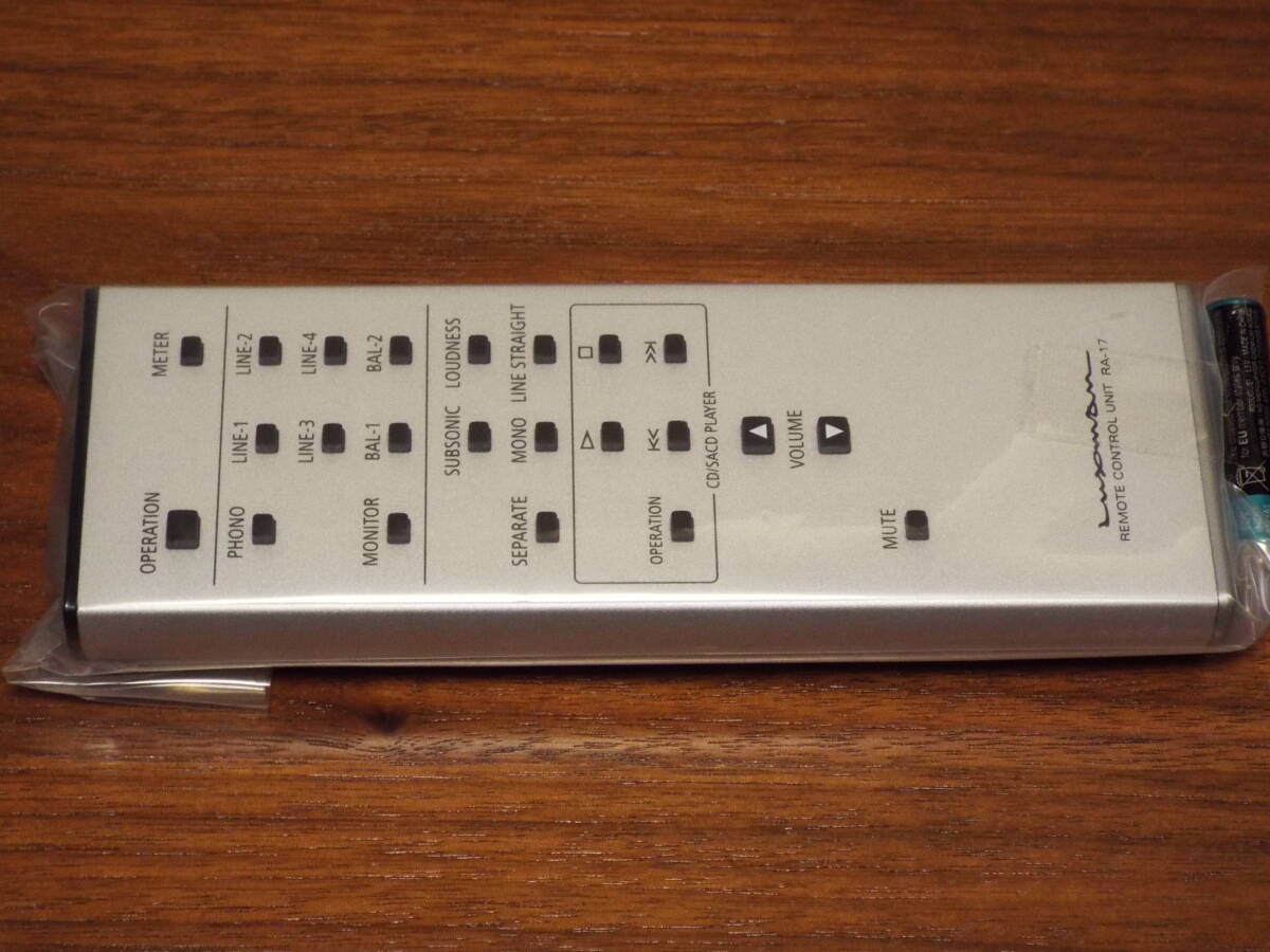 LUXMAN リモコン ラックスマン RA-17A オーディオ RA-17 - Luxman