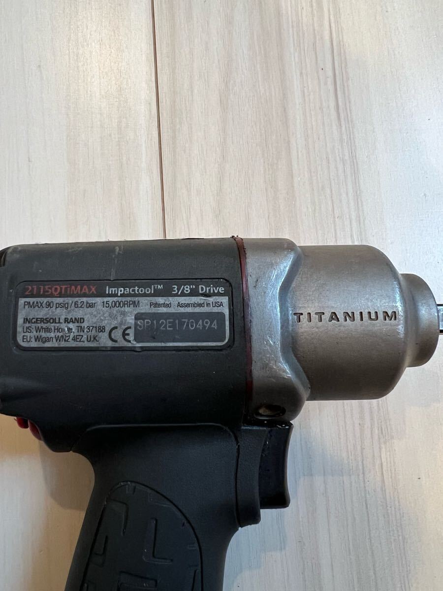中古 Ingersoll Rand インガソール・ランド 3/8 エアー インパクトレンチ 2115QTiMAX_3