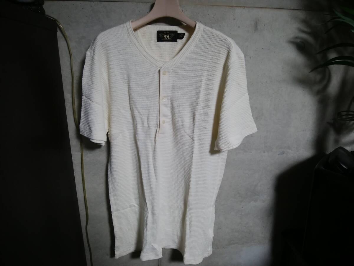 『キムタク着用‼️』RRL ダブルアールエル ヘンリーネック グランメゾン RRL ダブルアールエル】ヘンリーネックTシャツL ドラマ「グランメゾン