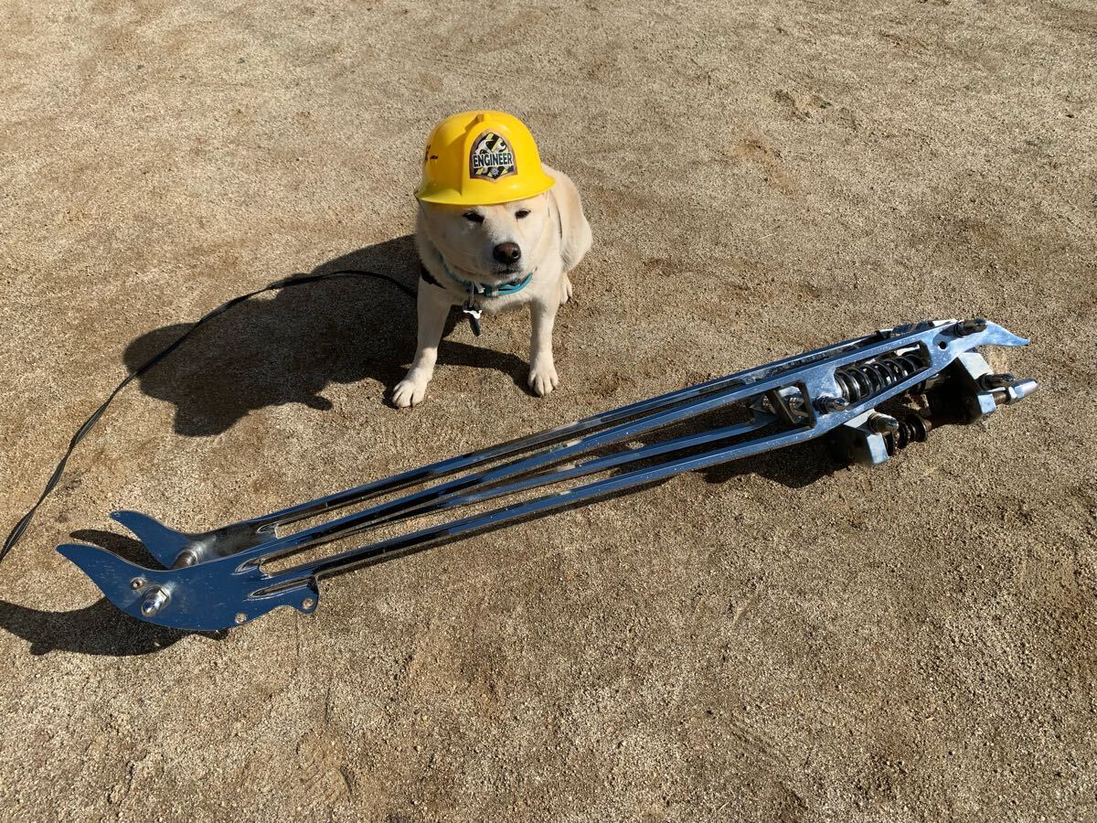 スティード400 nc26 メイドインビー ガーターフォーク 検 マグナ250