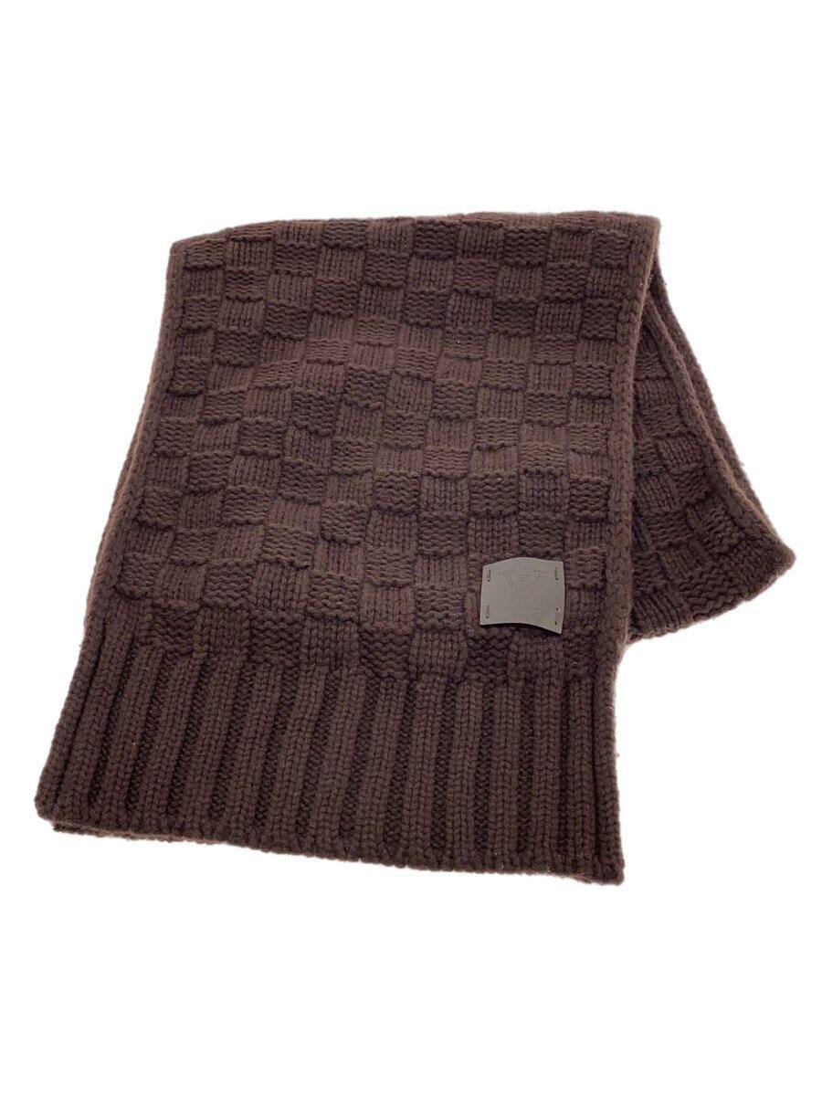 LOUIS VUITTON◇ダミエ/エシャルプヘルシンキカシミアマフラー
