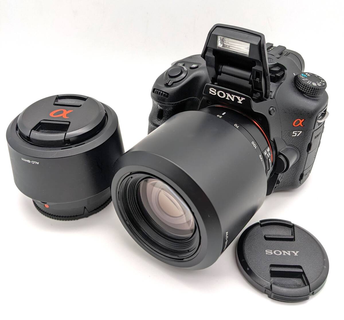 SONY α57 デジタル一眼レフカメラ ダブルズームレンズ付き 【公式通販】