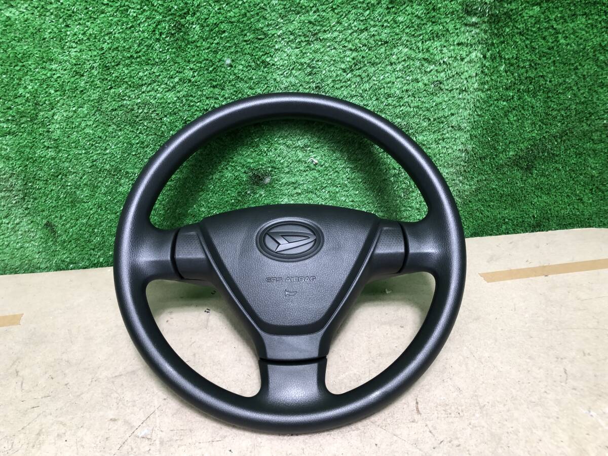 ダイハツ ミライース ミライース（LA350S） 平成29年 6.5万km ミライース(LA350S&frasl;LA360S型 美品　管1224-8　ダイハツ　ミライース　LA350S　LA360S　 純正　ステアリング　ハンドル　エアバック無し