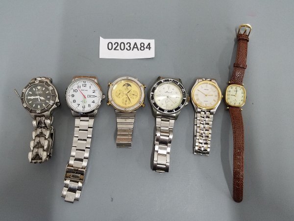 0203A84 腕時計 ジャンク品 おまとめ6点 SEIKOセイコー、CITIZEN など