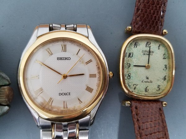 0203A84 腕時計 ジャンク品 おまとめ6点 SEIKOセイコー、CITIZEN など