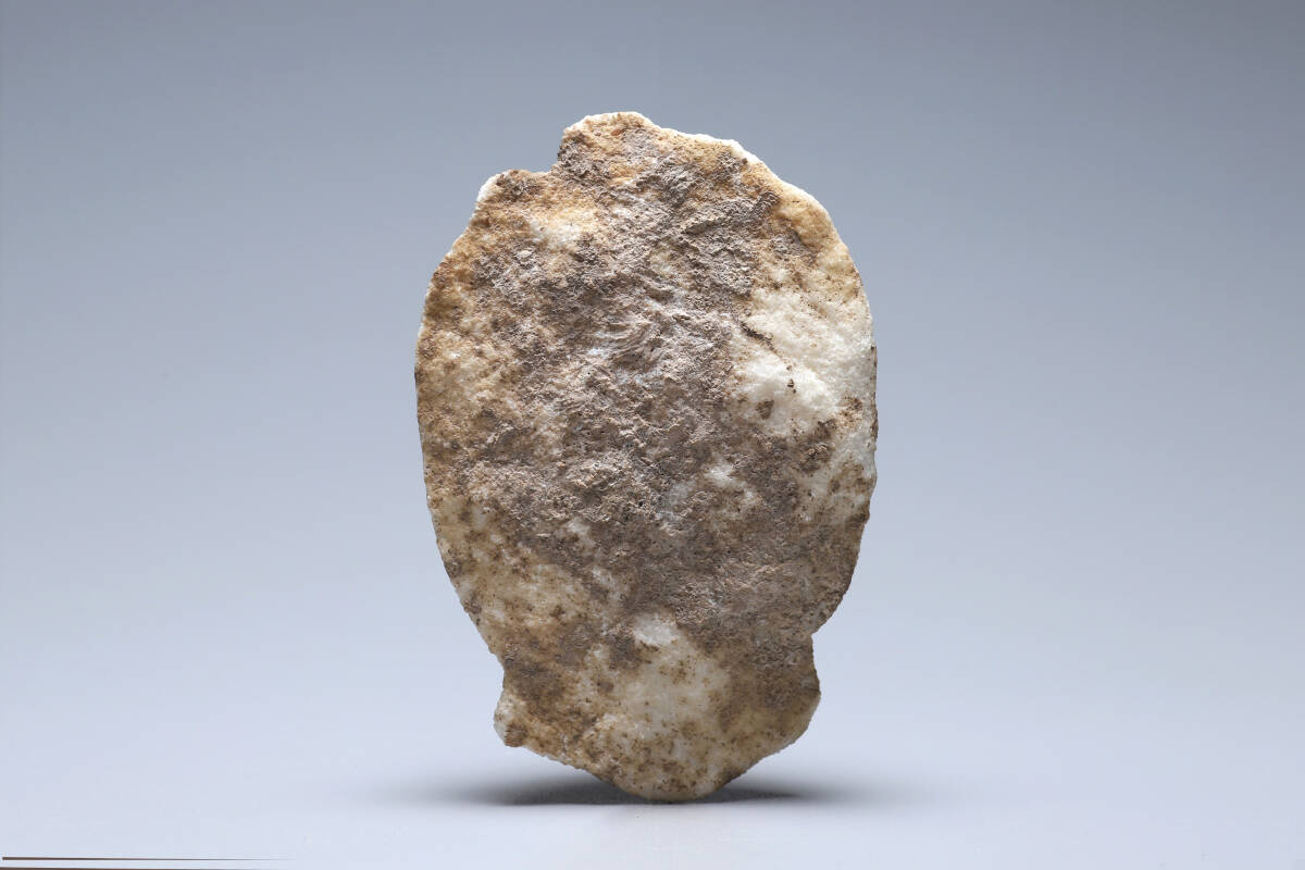 北魏時代 漢白玉仏首 漢白玉 玉石彫刻 仏教美術 仏像 時代物／中国美術