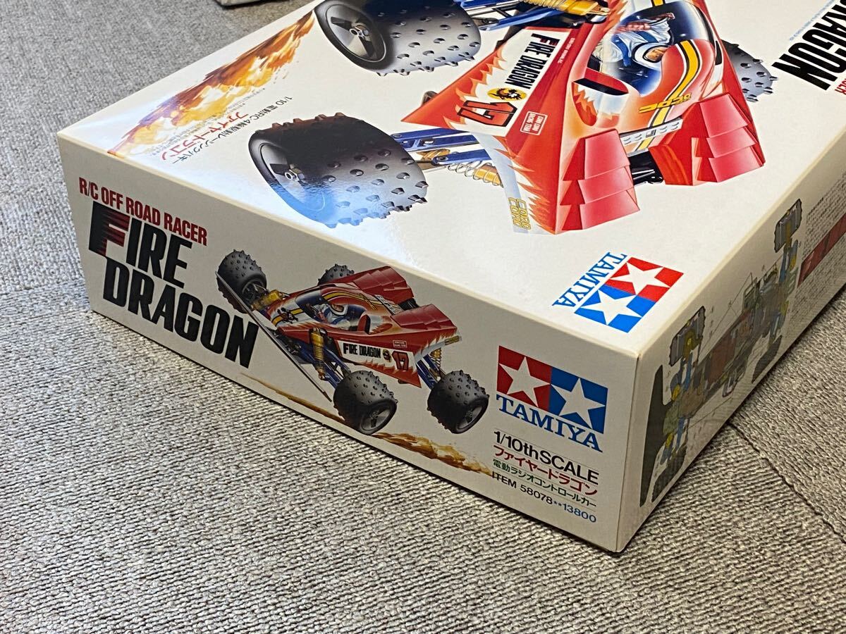 TAMIYA 当時物 タミヤ 1/10電動RC 4WDバギー ファイヤードラゴン 新品