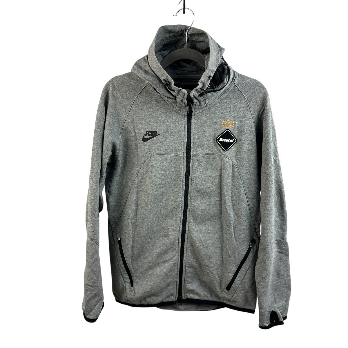 Z179● FCRB × NIKE × SOPHNET●ventilation hood top GRAY 2010ss ベンチレーションパーカーs　ジャージ●ソフネット