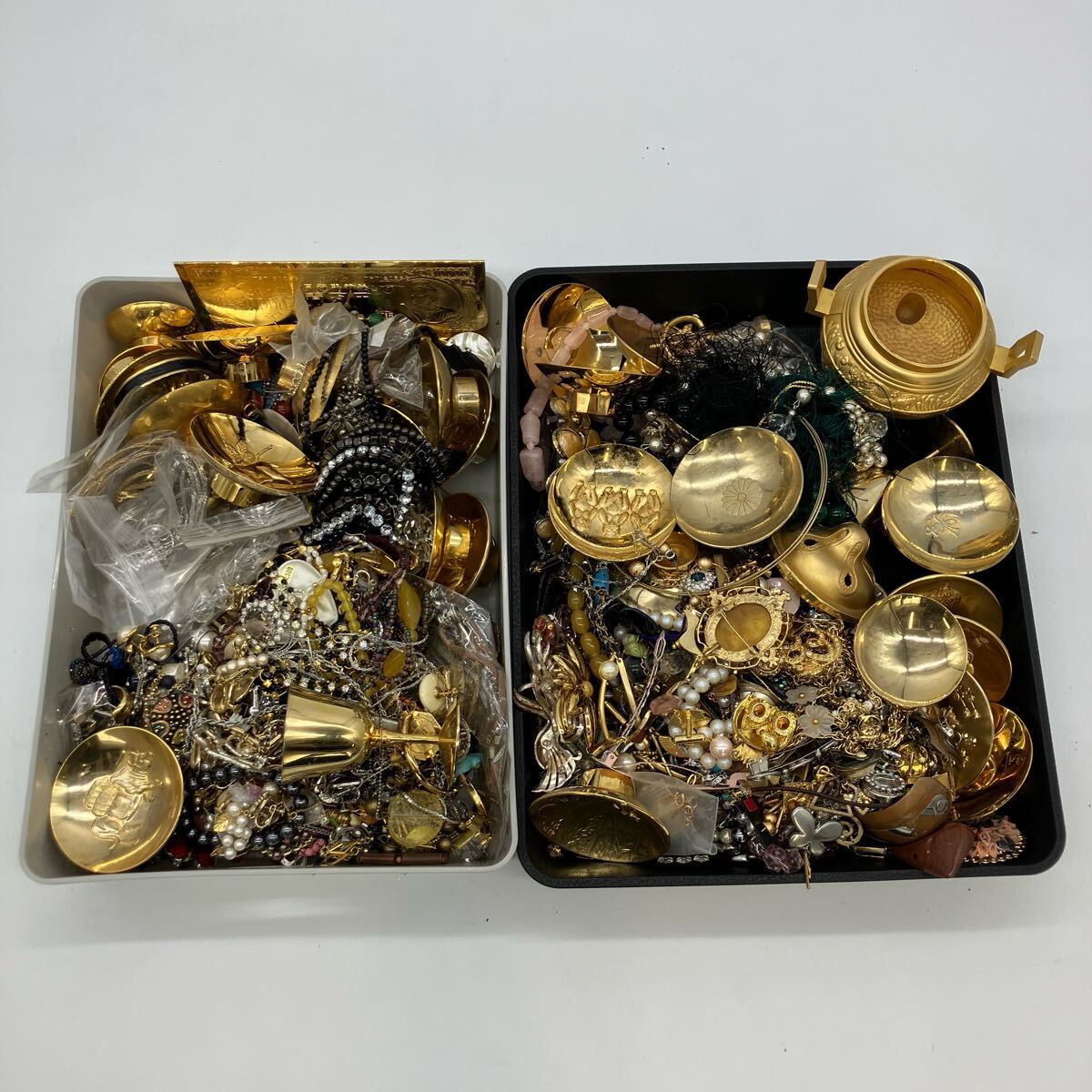 No4 イミテーション 1円 一スタ アクセサリー大量8kg 指輪 ネックレス