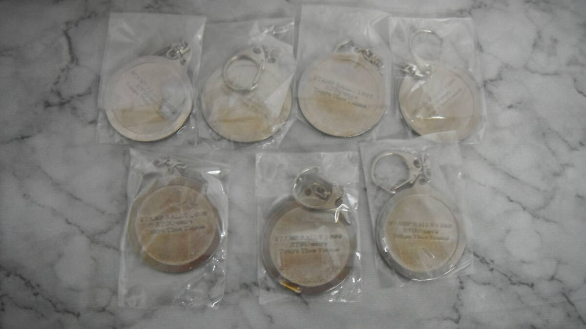 アニメ祭 こちら葛飾区亀有公園前派出所 両津勘吉 キーホルダー 7個おまとめ 未使用品 自宅長期保管品 経年の劣化有_8