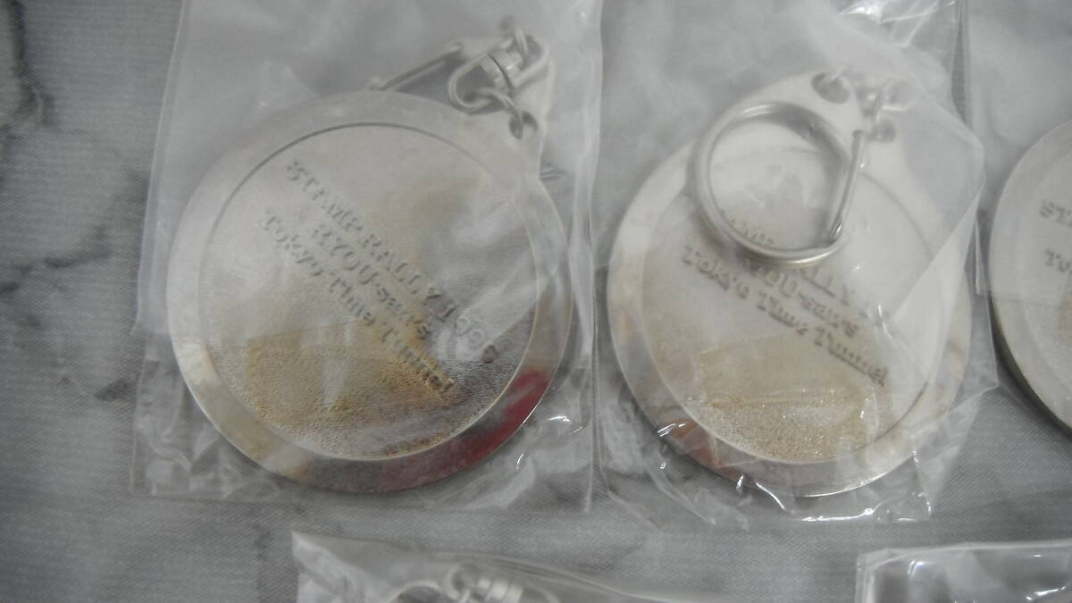 アニメ祭 こちら葛飾区亀有公園前派出所 両津勘吉 キーホルダー 7個おまとめ 未使用品 自宅長期保管品 経年の劣化有_9