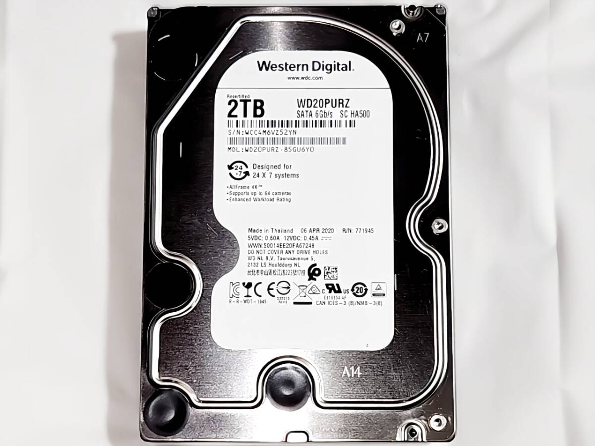 DIGA2TB増量 修理 換装用HDD DMR-BRG2010 BRG2020 BRG2030 BG2030