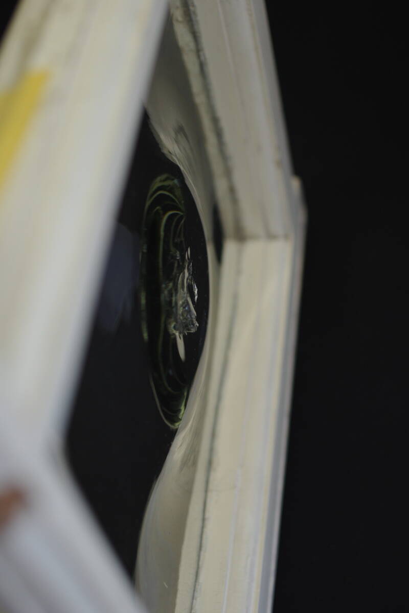 イギリス　アンティーク　ロンデルガラス　枠付き_4