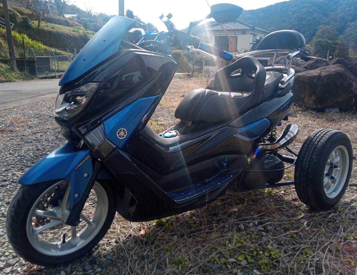 美品絶好調★YAMAHA 　NMAX155トライク★修復歴無★　カスタム40万　売切　コミコミ_1