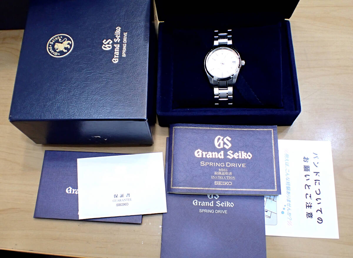 正規 ◆グランドセイコー/GS ◆ SBGA001/9R65-0AA0 シルバー/パワーリザーブつき スプリングドライブ メンズ腕時計_2