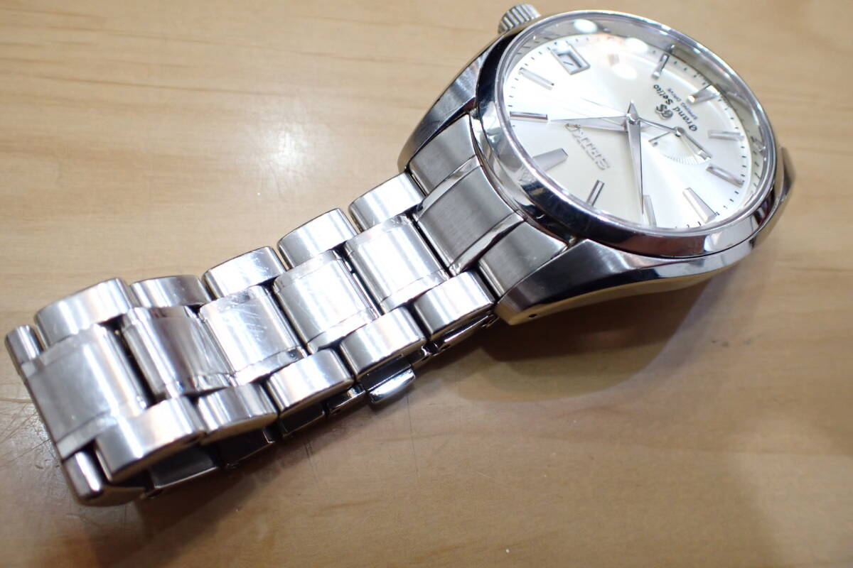 正規 ◆グランドセイコー/GS ◆ SBGA001/9R65-0AA0 シルバー/パワーリザーブつき スプリングドライブ メンズ腕時計_6