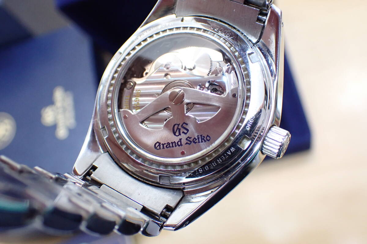 正規 ◆グランドセイコー/GS ◆ SBGA001/9R65-0AA0 シルバー/パワーリザーブつき スプリングドライブ メンズ腕時計_8