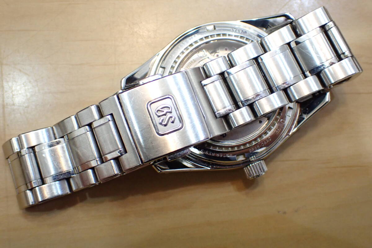 正規 ◆グランドセイコー/GS ◆ SBGA001/9R65-0AA0 シルバー/パワーリザーブつき スプリングドライブ メンズ腕時計_9