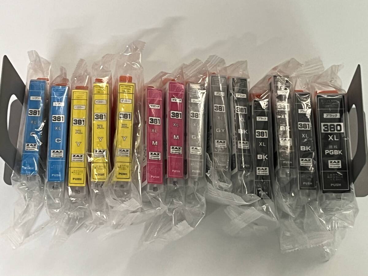 計14個 キャノン用 ZAZ BCI-381XLP 互換インク TS8130 TS8230 TS8330 TS8430 381 380 インク BCI-381 BCI-380　_1