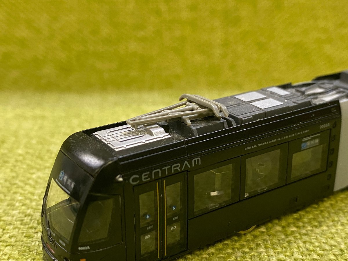 動作確認済●鉄コレ 富山市内電車環状線 セントラム 9000形 ブラック デ9003 動力化 N化 M化 富山地方鉄道 富山ライトレール LRT_10