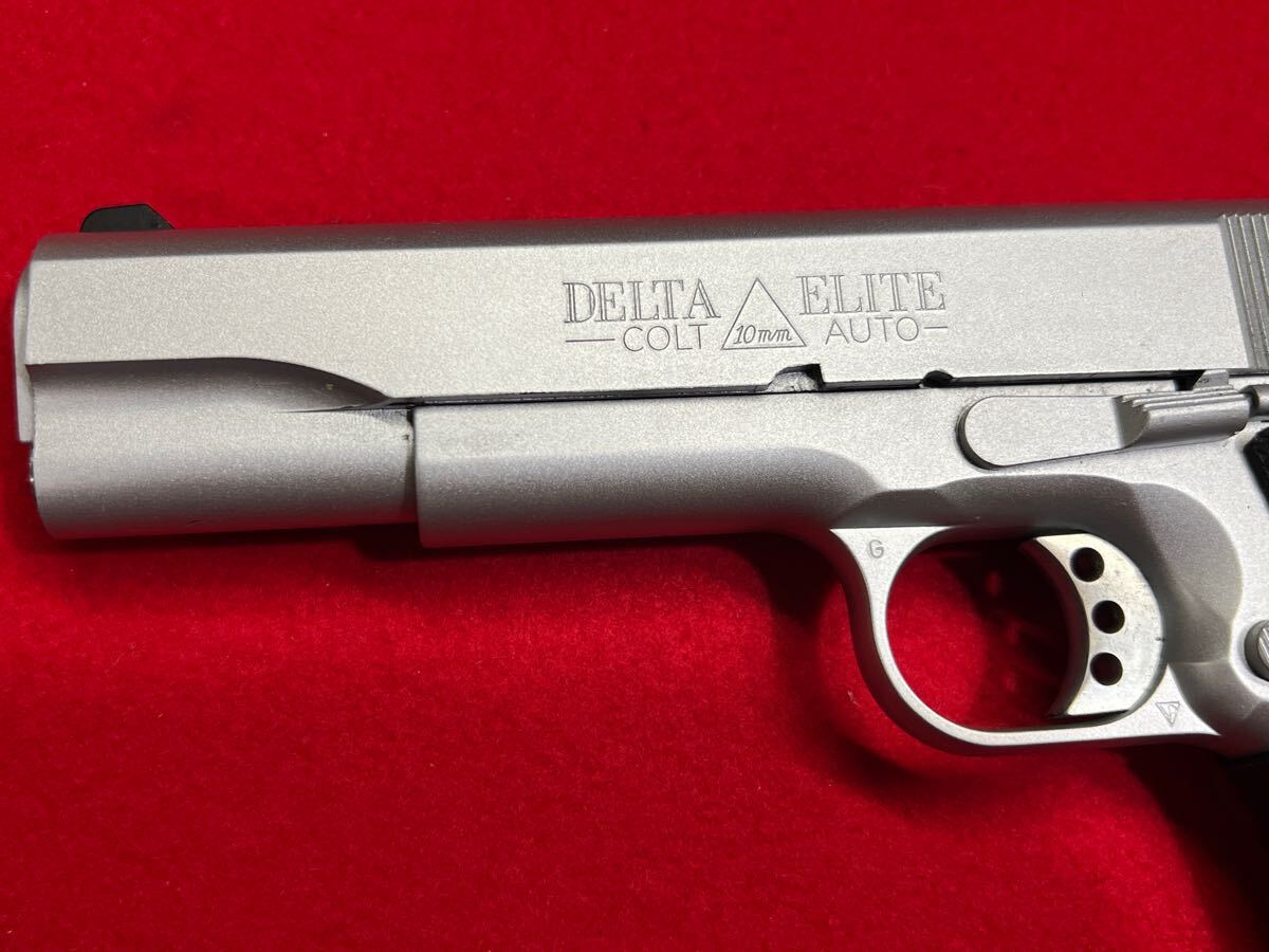 ガスガン DELTA ELITE COLT 10ミリAUTO GOVERNMENT COLT SPTFA MGF CO HARTFORD ...