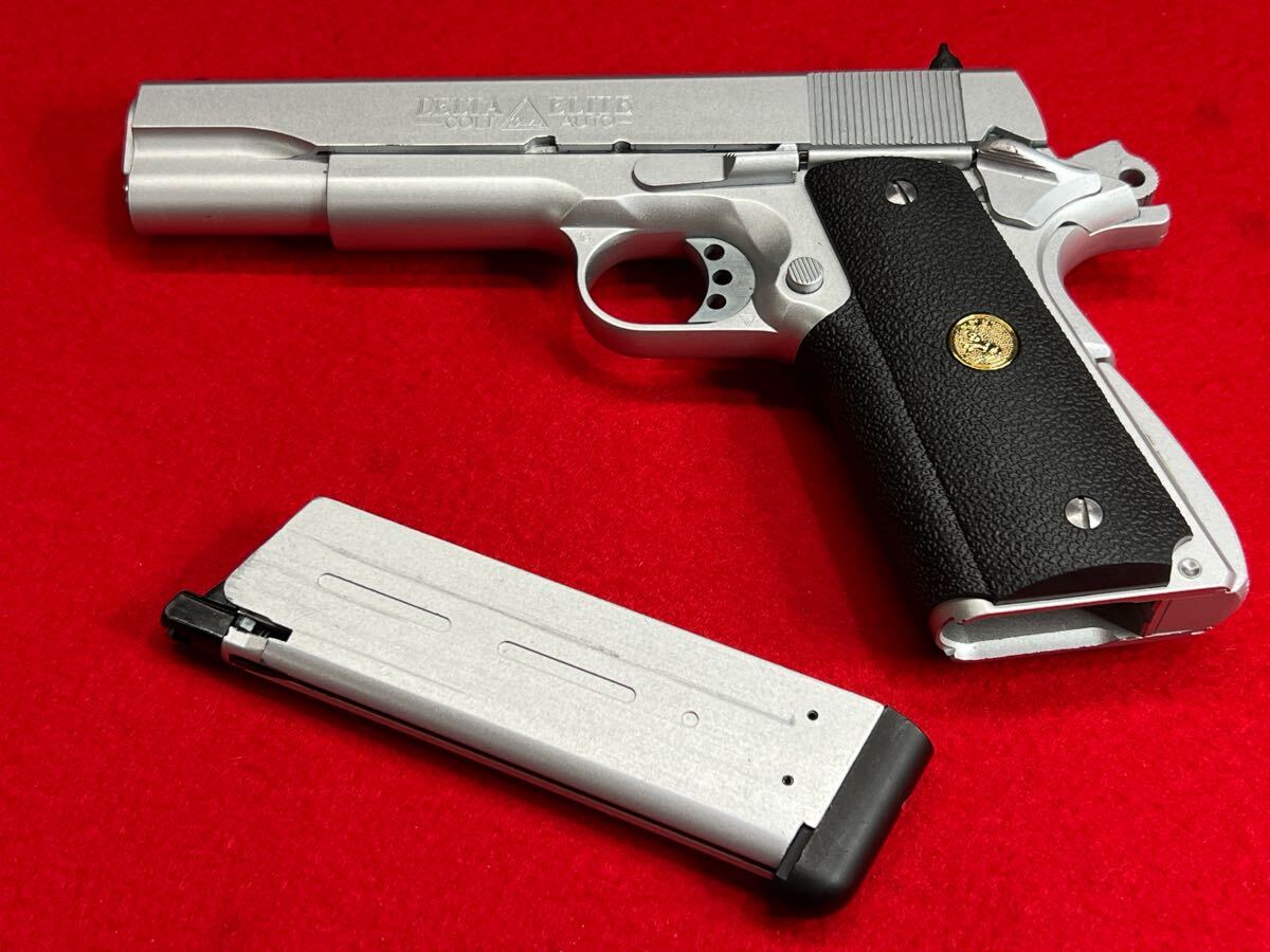 ガスガン DELTA ELITE COLT 10ミリAUTO GOVERNMENT COLT SPTFA MGF CO HARTFORD ...