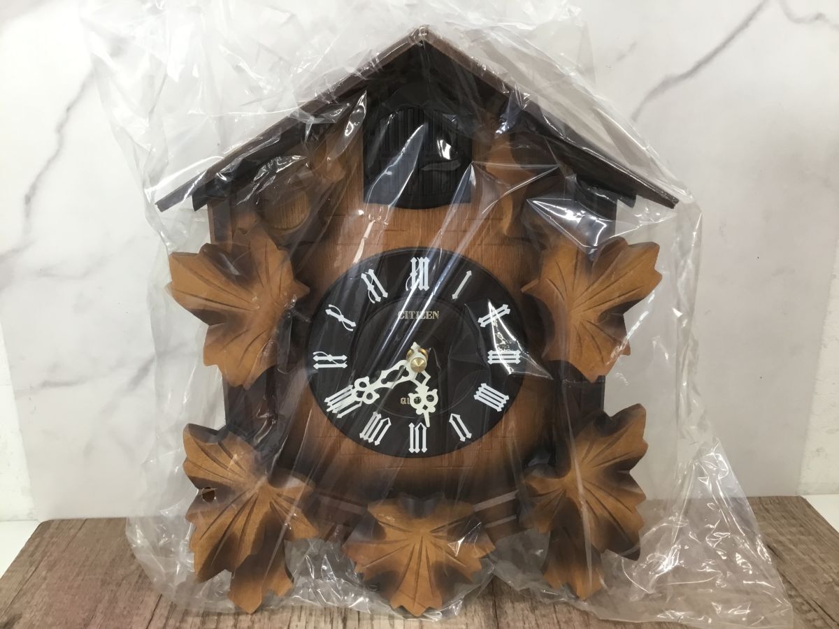 ○営IS372-120【未使用保管品】CITIZEN シチズン クオーツ 鳩時計