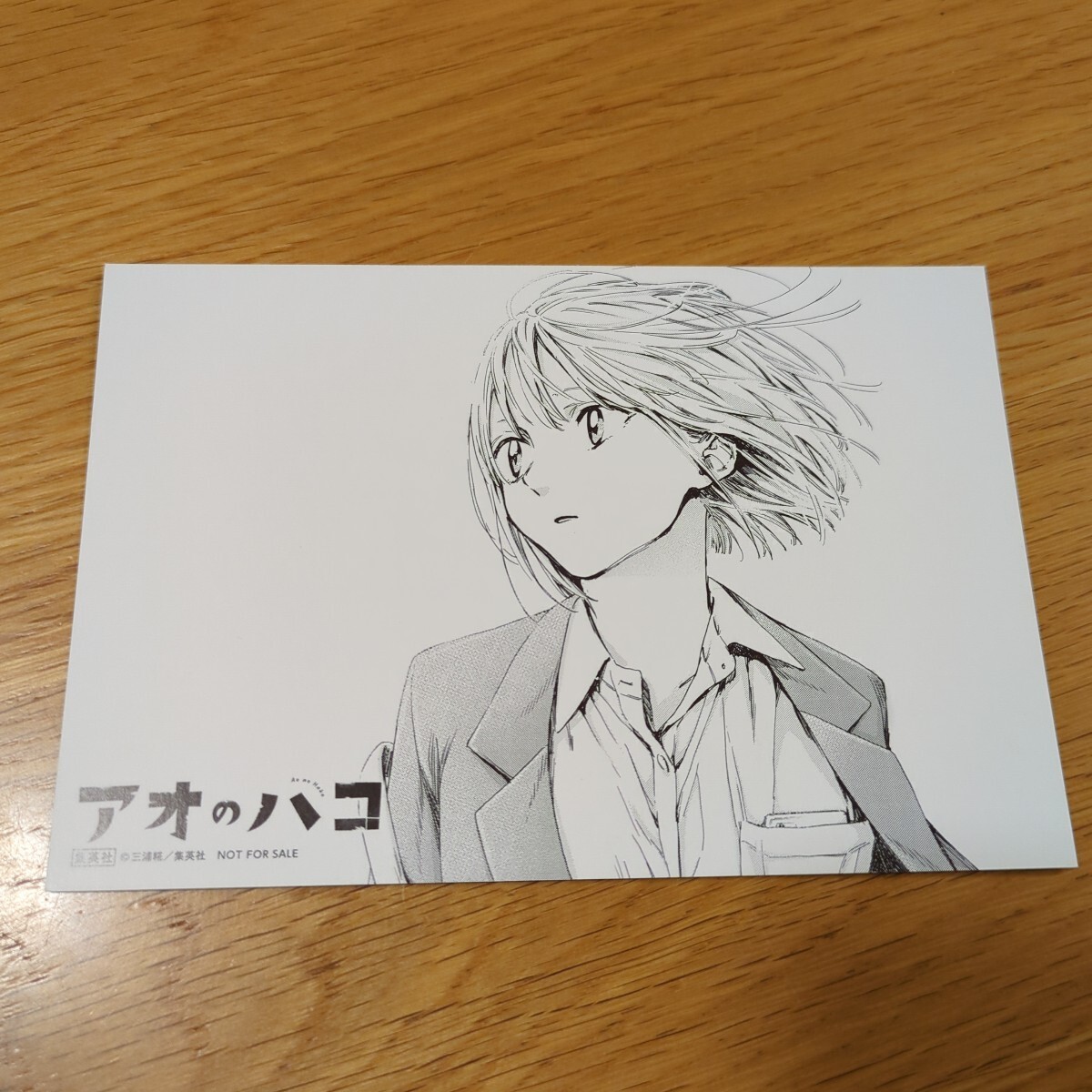 非売品】アオのハコ 18巻 購入特典 イラストカード 三浦糀 鹿野千夏