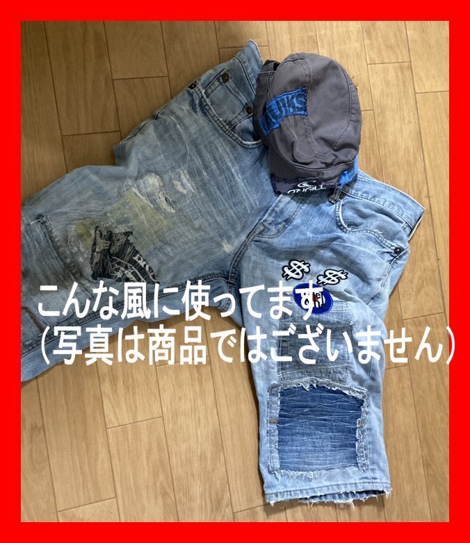 ワッペン No.0027 刺繍ワッペン アップリケ リメイク アイロンワッペン 手芸 ホワイトローズ_4