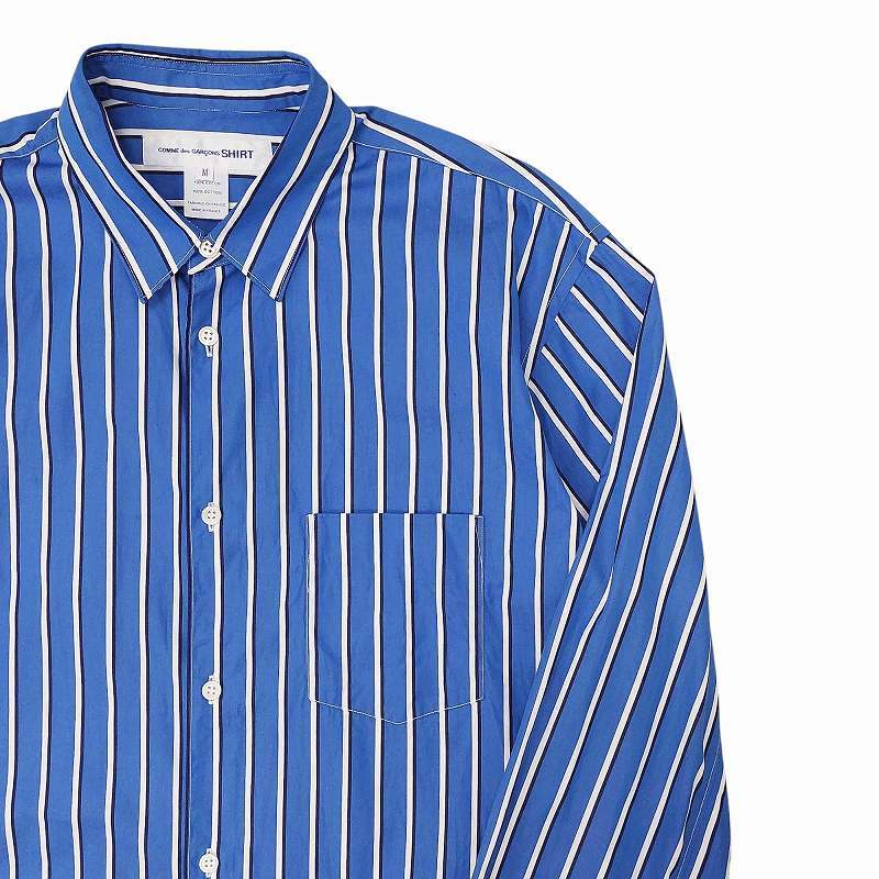 Yarn Dyed Cotton Stripe Poplin Shirt main image 0