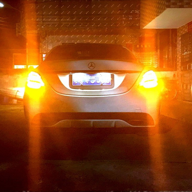24LEDチップ ハイフラ防止機能内蔵 明るいLEDウィンカーバルブ S25シングル 150度ピン角違いBAU15S EDウィンカーバルブ ハイフラ抵抗器内蔵_9