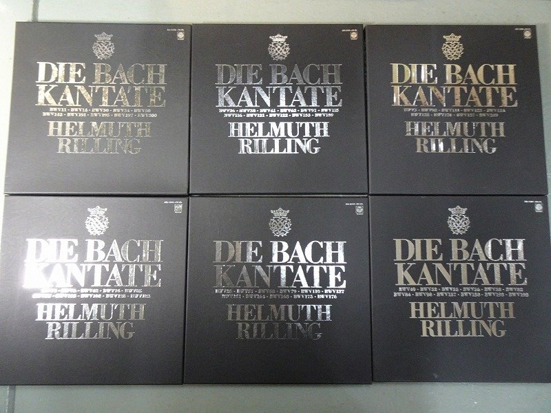 全て見本盤 帯付】ヘルムート・リリング バッハ教会カンタータ集 LP