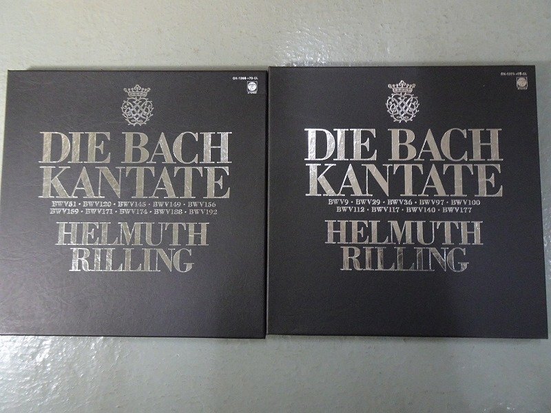 全て見本盤 帯付】ヘルムート・リリング バッハ教会カンタータ集 LP