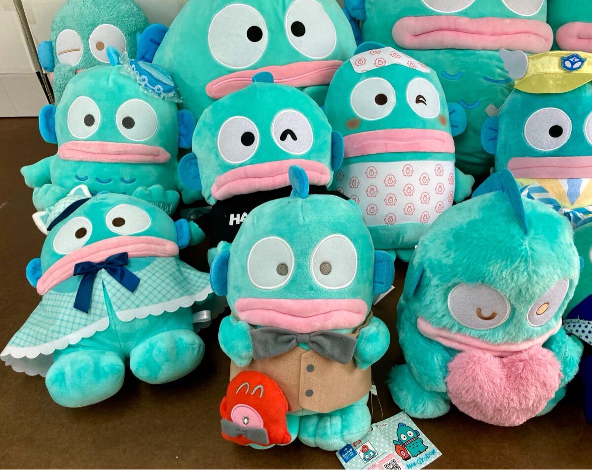 RR069) サンリオ ハンギョドン ぬいぐるみ 大量セット まとめ売り