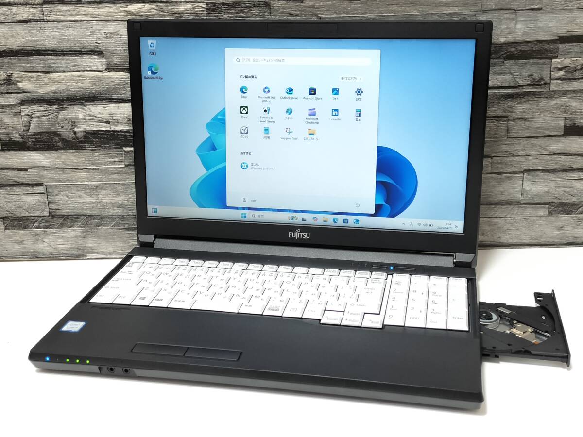 ★2019年12月製★Windows11正式対応モデル★富士通★第8世代 Core i5 4/8スレ★高速SSD256GB★メモリ8GB★Wi-Fi・Bluetooth★バッテリ良_1