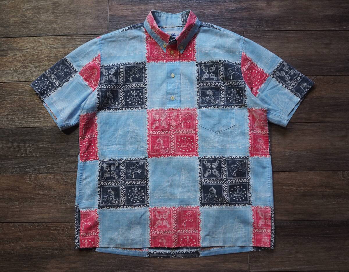 Reyn Spooner レインスプーナー スプーナークロス アロハシャツ USA-M