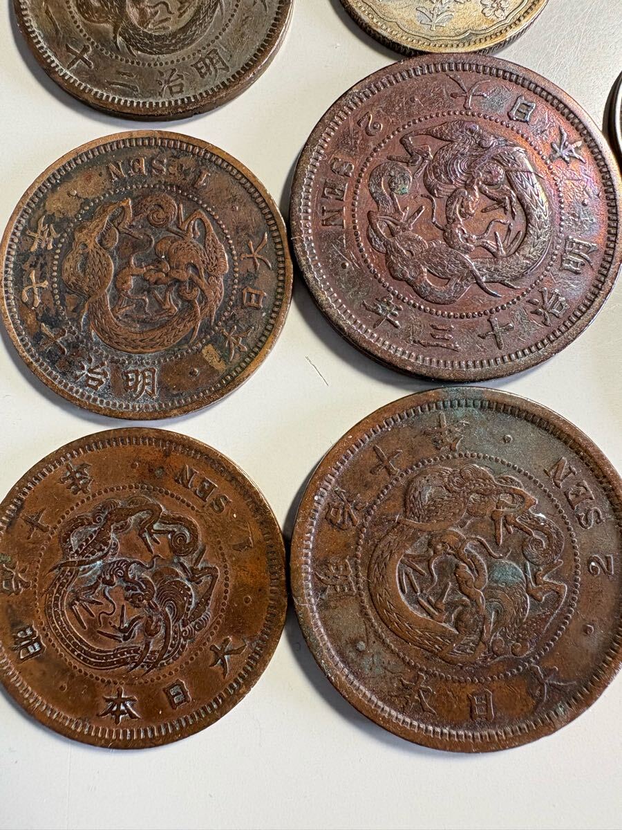 古銭 硬貨まとめて！ 日本古銭 アンティーク_5
