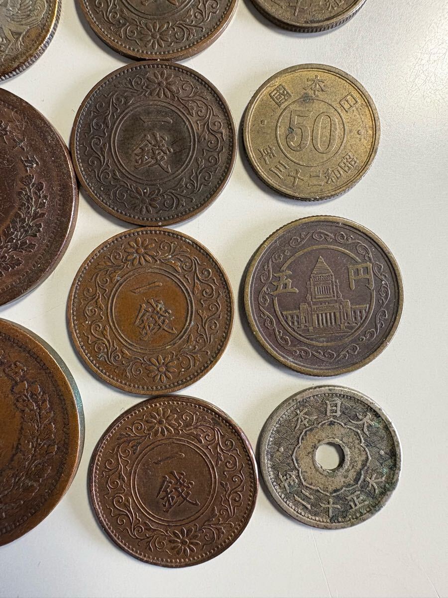 古銭 硬貨まとめて！ 日本古銭 アンティーク_9