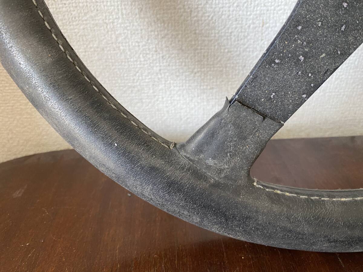 ６０s ７０s BMW ALPINA MOMO ステアリングとボスセット　アルピナ　モモステアリング　希少　当時物　難有り　_7