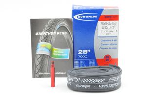 シュワルベ SCHWALBE 超軽量65g エクストラライト 700×18～25C用 仏式 40mm 20SV 30mm延