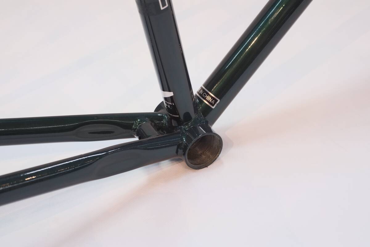 新品★完成車ばらし FUJI, Ballad R フジ クロモリ ロードバイク フレームフォーク＋ハンドルステムセット 2024カラー_4