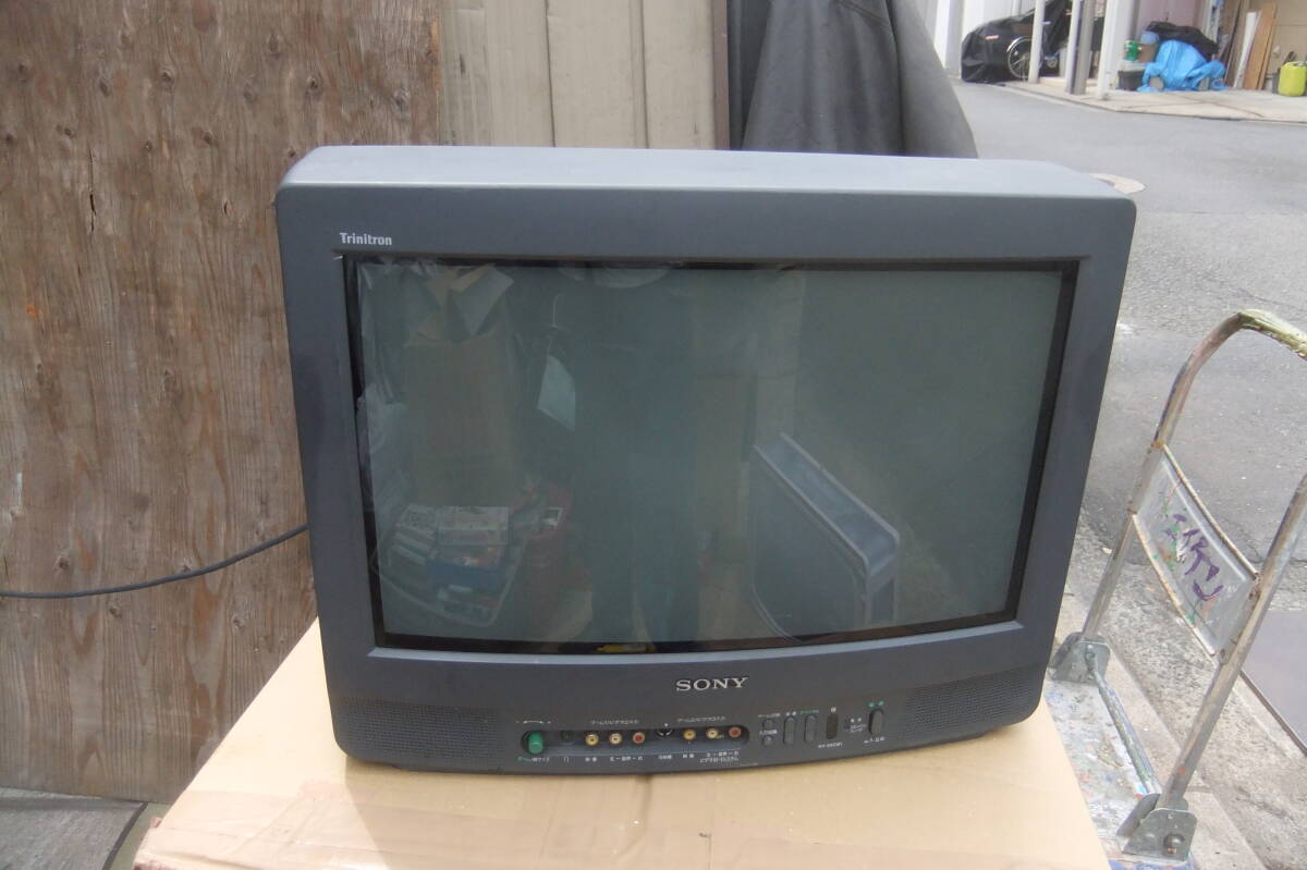 動作品 AVケーブル付 SONY トリニトロン カラーテレビ KV-20CW1 家電